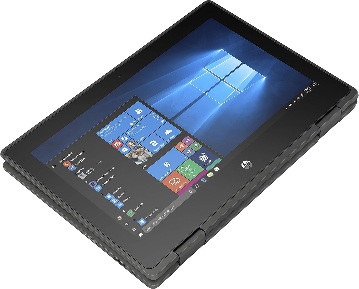 HP ProBook x360 11 G5 EE 11.6" 2-in-1 Touchscreen Notebook Computer (Intel 4-Core Pentium Silver N5030, 8GB RAM, 256GB SSD, Window 11 Pro) (Renewed)