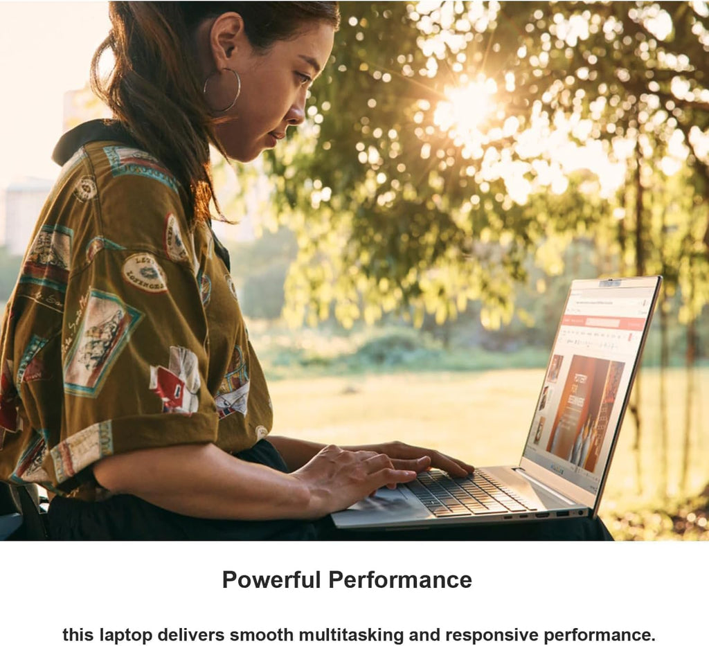 HP New 15.6 inch Laptop Computer, 2025/2026 Edition, Intel High-Performance 4 cores N100 CPU, 16GB RAM, 512GB SSD, Long Battery Life, Ultra-Quiet Design, Windows 11 Pro with Microsoft Office