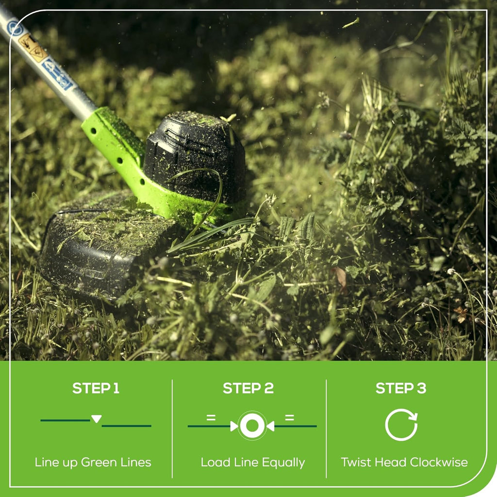 Greenworks 40V Cordless Yard Tool Combo Kit with 2.0Ah Battery & Charger – 12" Auto Feed String Trimmer and 390 CFM Leaf Blower, Lightweight Design