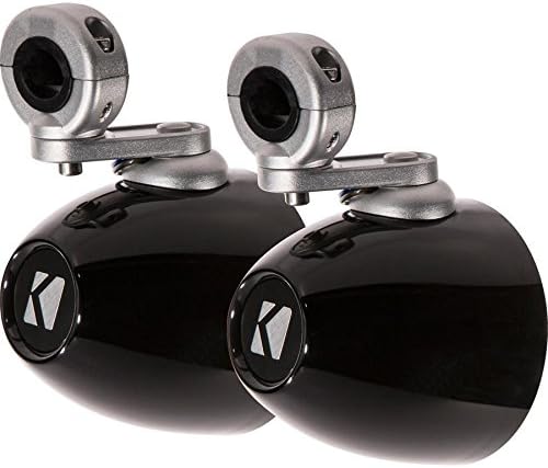 KICKER Mini Wake Tower Marine Enclosures Loaded 4" 43DSC Speakers