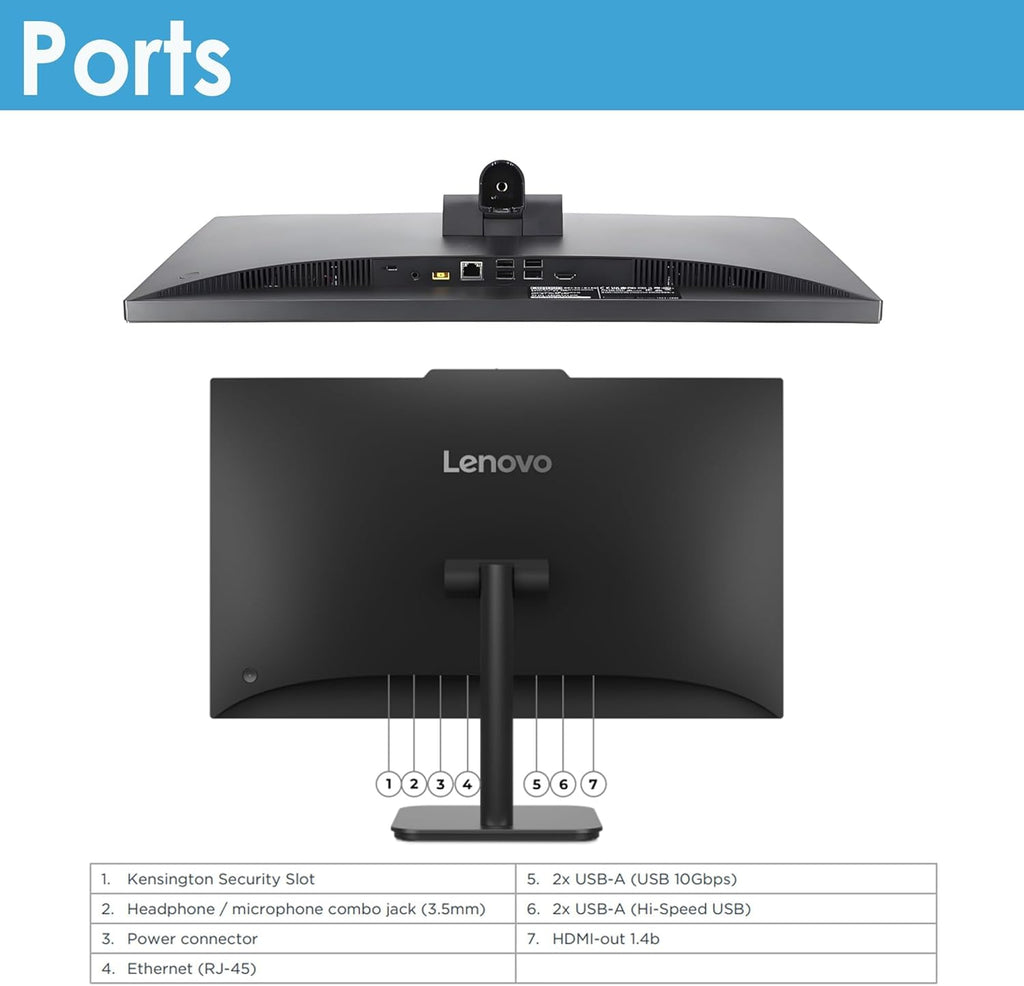 Lenovo 24 IdeaCentre All-in-One Desktop Computer, 16GB DDR4, 512GB PCIe SSD, Intel Processor, WiFi 6, Ebony Black, Windows 11 Home