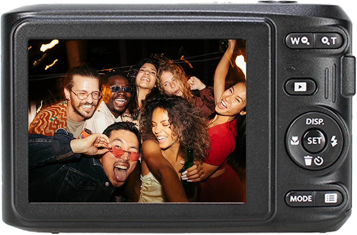 Kodak Pixpro FZ45 Digital Camera (Black) Bundle Including: 64 GB Memory Card, Rechargeable Batteries, Flexible Tripod, Card Reader, Hand Strap, Cleaning Kit, More