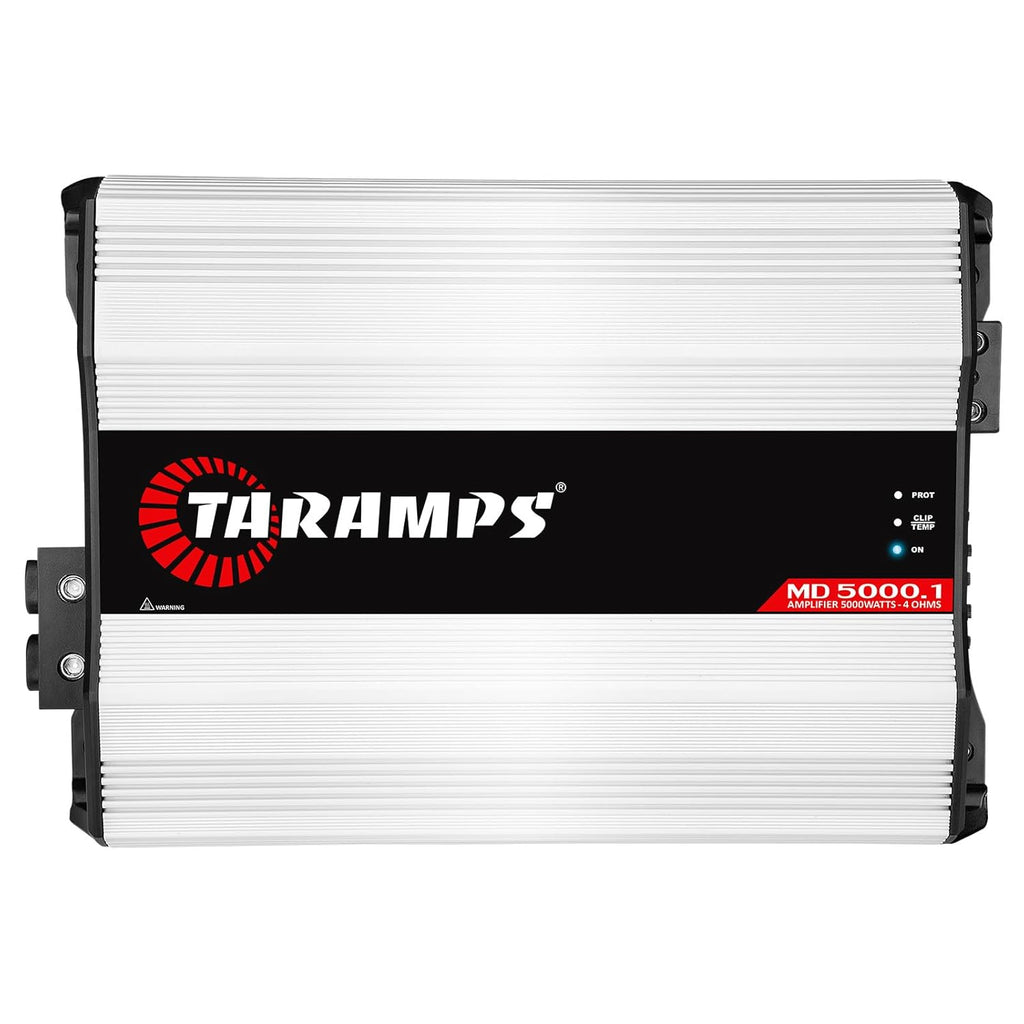 Taramps MD 5000.1 4 Ohms Stable, Car Audio Amplifier – 5000 Watts RMS Mono, Class D Mosfet Full Range, High Power Bass Boost Monoblock for Car Subwoofers, Speakers & Sound Systems