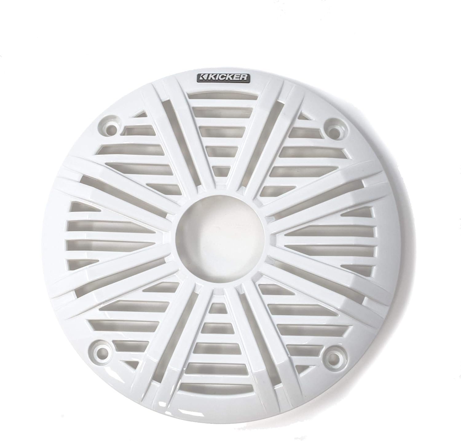 KICKER 6.5" Marine Speakers (1 Pair) White Salt Water Grills OEM Replacement Speakers