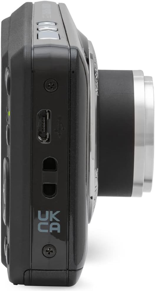 Kodak FZ55BK PIXPRO FZ55 Digital Camera Black Bundle with Lexar 64GB High-Performance 800x UHS-I SDHC Memory Card Blue Series