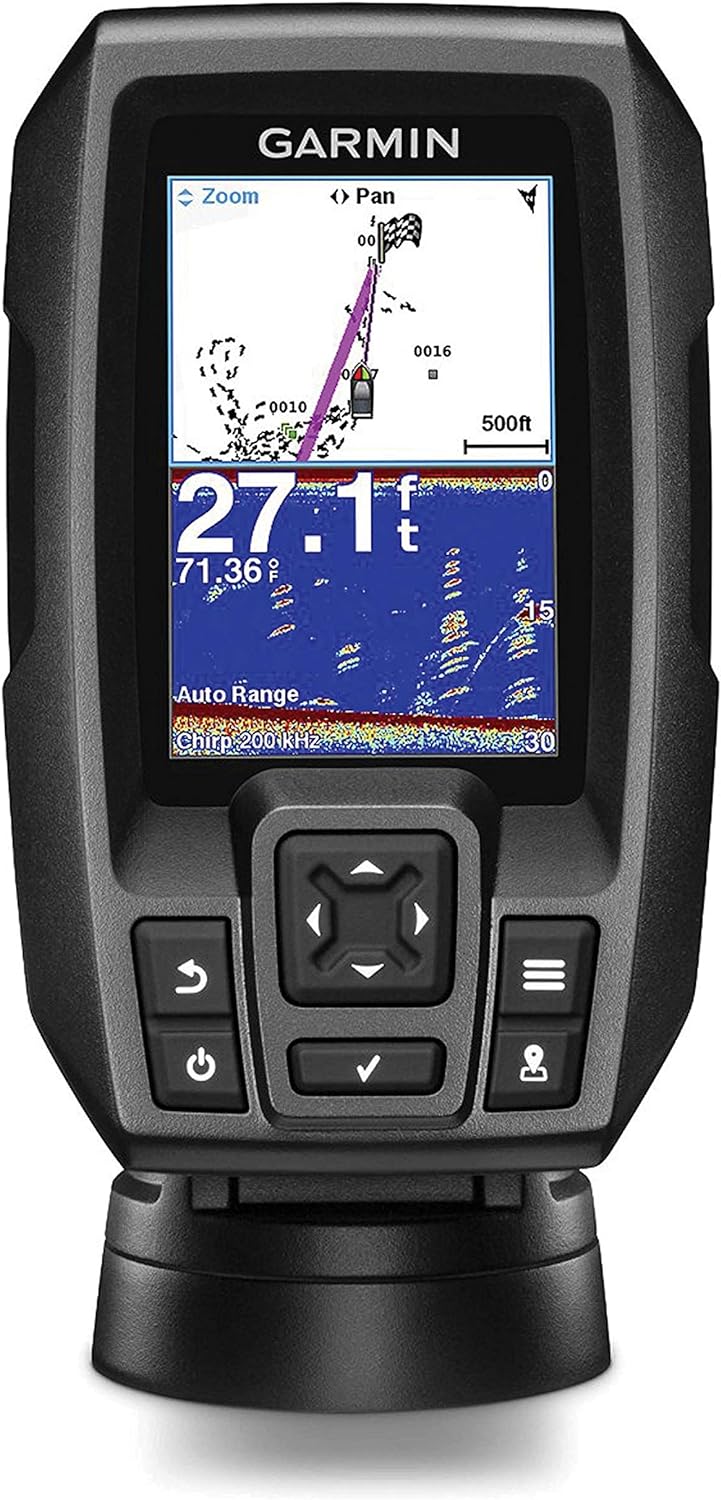 Garmin 010-01550-00 Striker 4 with Transducer, 3.5" GPS Fishfinder with Chirp