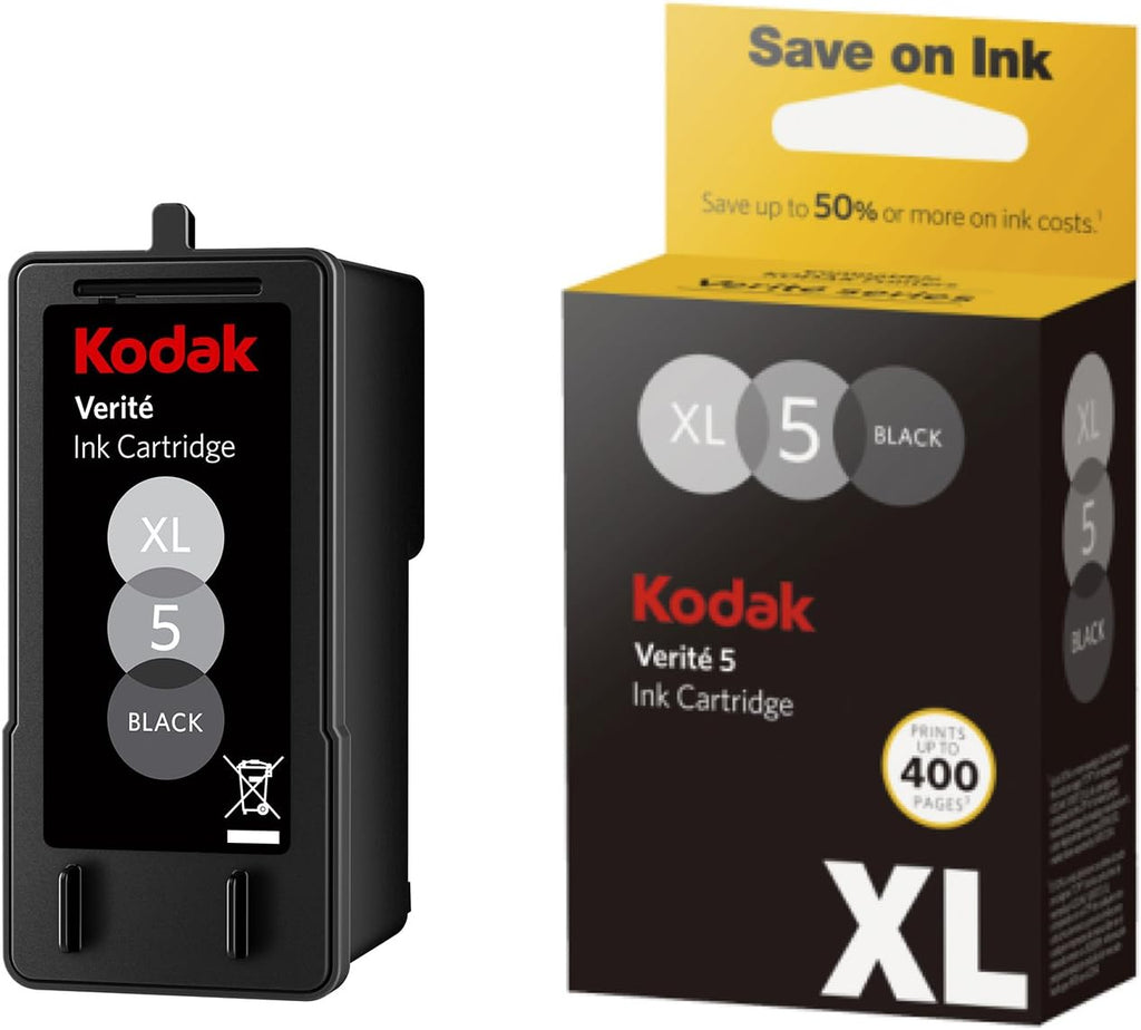 Kodak Verite 5 Replacement Inks (ALK1UA) XL Black Ink Jet Cartridge compatible to V50, V55, V55W Eco, V55 Plus, V60 Eco, V640 Eco, V64 Series, V65 Eco, V65 Plus