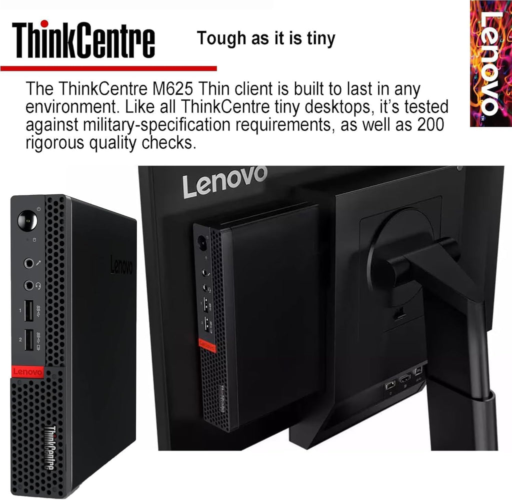 Lenovo ThinkCentre Micro Desktop, 16GB RAM, 1TB SSD Drive, AMD Processor & Graphics, Dual-Display Support, Wi-Fi, Bluetooth, USB, RJ-45, Home-Friendly, Business-Grade, Windows 11 Pro