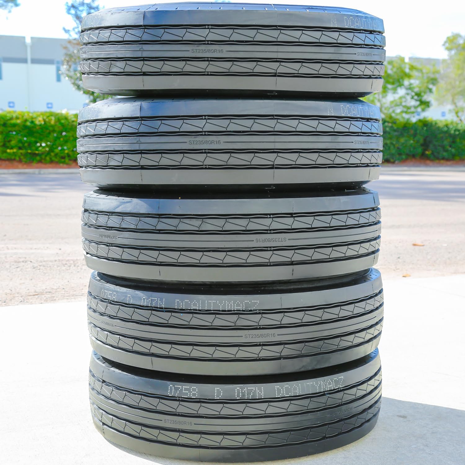 Nebula Grand Trailer-N' 001 All Steel Heavy Duty Premium Trailer Radial Tire-ST235/80R16 235/80/16 235/80-16 130/126L Load Range H LRH 16-Ply BSW Black Side Wall