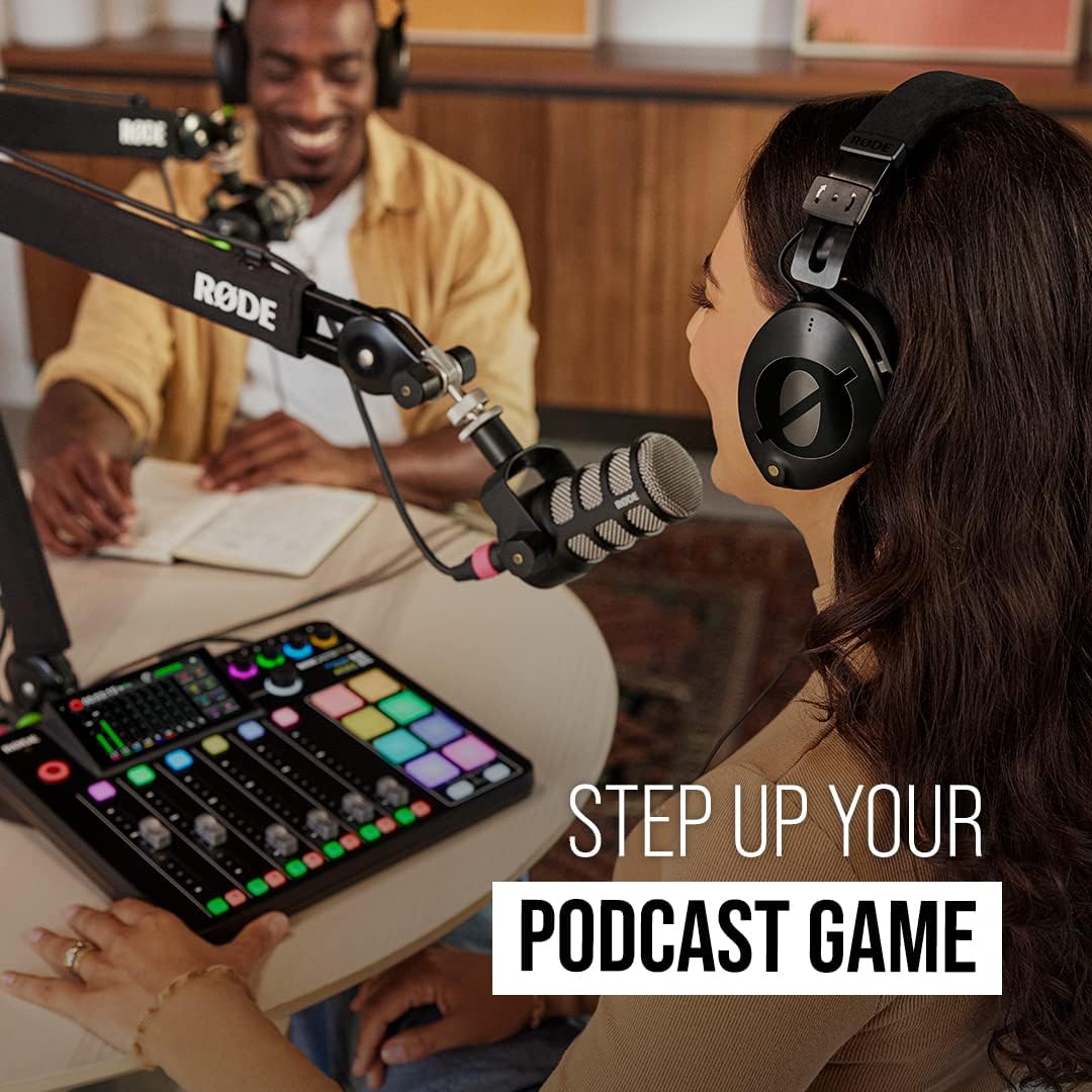 RØDE PodMic Cardioid Dynamic Broadcast Microphone — XLR Output ONLY, Requires Audio Interface (RØDECaster or similar). For USB Plug-and-Play, see PodMic USB.