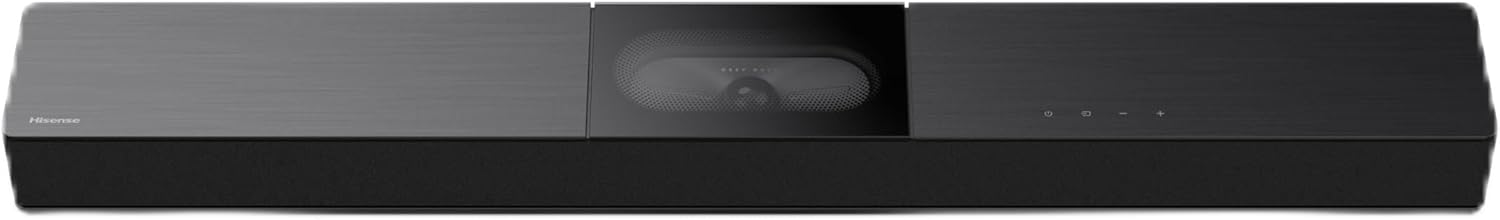 Hisense A620 2.1ch All-in-one Sound Bar with Built-in Subwoofer, 240W, DTS Virtual: X, Dolby Dightal Plus, Bluetooth 5.3, Roku TV Ready, HDMI ARC/AUX/USB, Ez Play, Black (A620, 2024 Model)