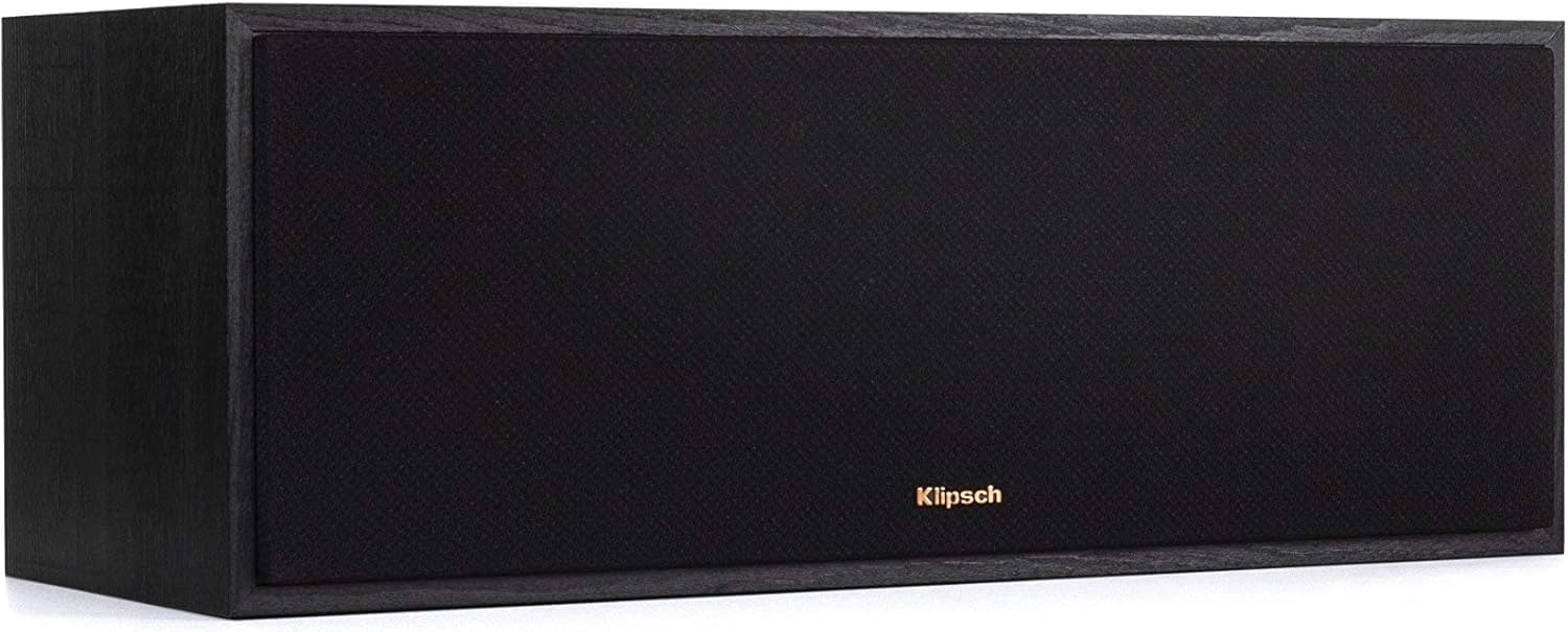 Klipsch Home Theater Speaker Bundle: 2 Pairs R-41M Bookshelf Speakers + R-52C Center Channel Speaker (Black)