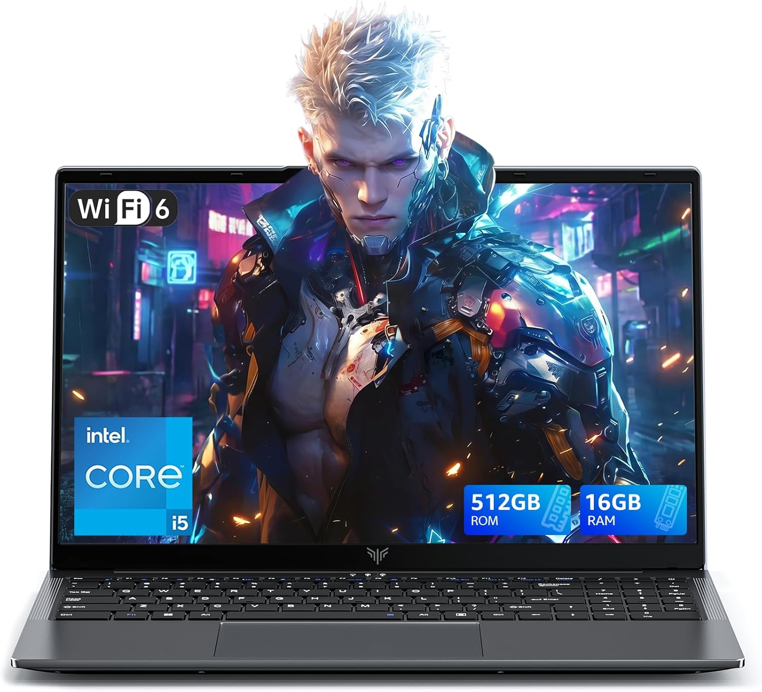 Laptop with Windows 11,15.6 inch Laptop Computer with Intel 12-Core i5 Processor (Up to 4.5GHZ),16GB RAM 512GB SSD,WiFi 6, Webcam,Intel Iris Xe Graphics,High Performance Laptops for Student,Business