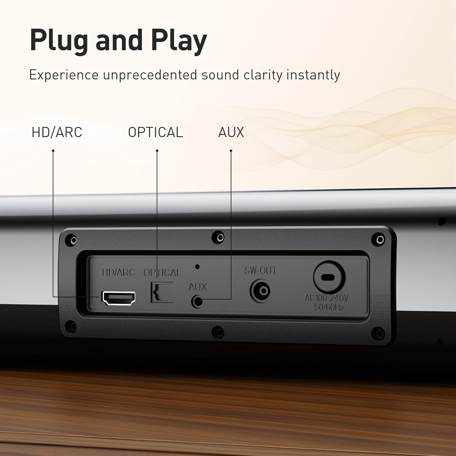 Soundbar with Subwoofer for TV, Home Theater Bluetooth 5.3 Speaker System with 2 Wireless Karaoke Mics, Surround Sound Audio with HDMI ARC, Optical, AUX, USB for Movie, Music, Family Party(Peak 280W)