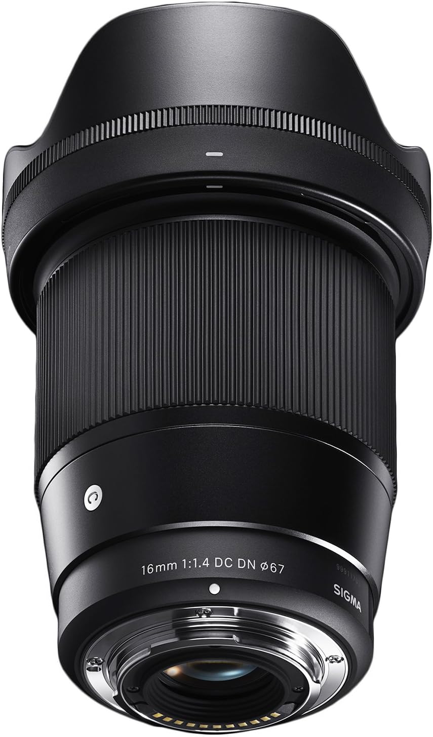 Sigma 16mm f/1.4 DC DN Contemporary Lens for Sony E (402965) Black