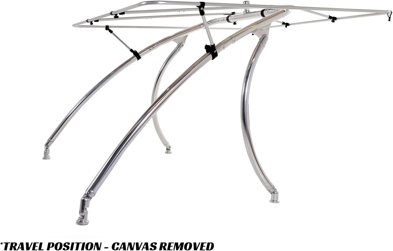 Big Air Super Shadow Wakeboard Tower Bimini Top - 76" x 76" - Mounts Over Existing Wake Tower