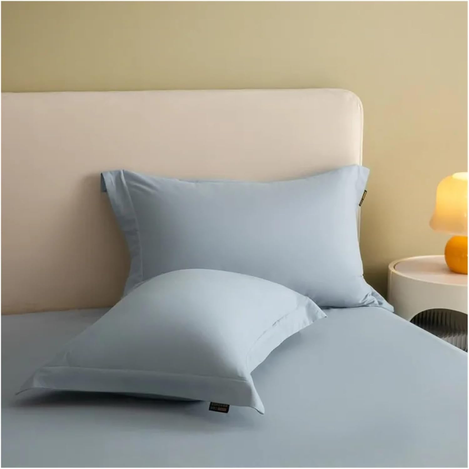 Four Piece Bedding Set Four Pieces Cotton Brushed Plain White - Bedding Set Soft Comfortable