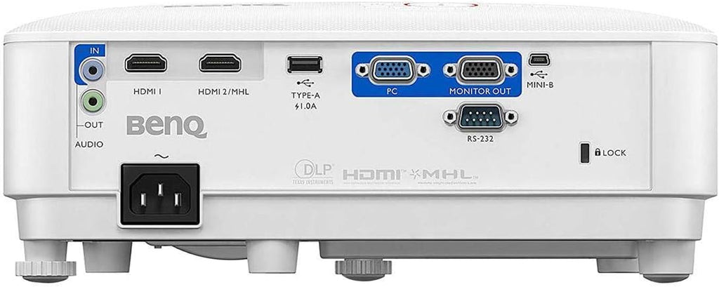 BenQ TH671ST 1080p DLP Home Theater Short Throw Projector, 3000 Lumens, Low Input Lag for Gaming, Ambient Light Sensor (Renewed)