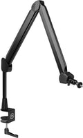Elgato Wave Mic Arm - Premium Broadcasting Boom Arm with Cable Management Channels, Desk Clamp, 1/4" Thread Adapters, Fully Adjustable, perfect for Podcasts, Streaming, Gaming, Home Office, Recording