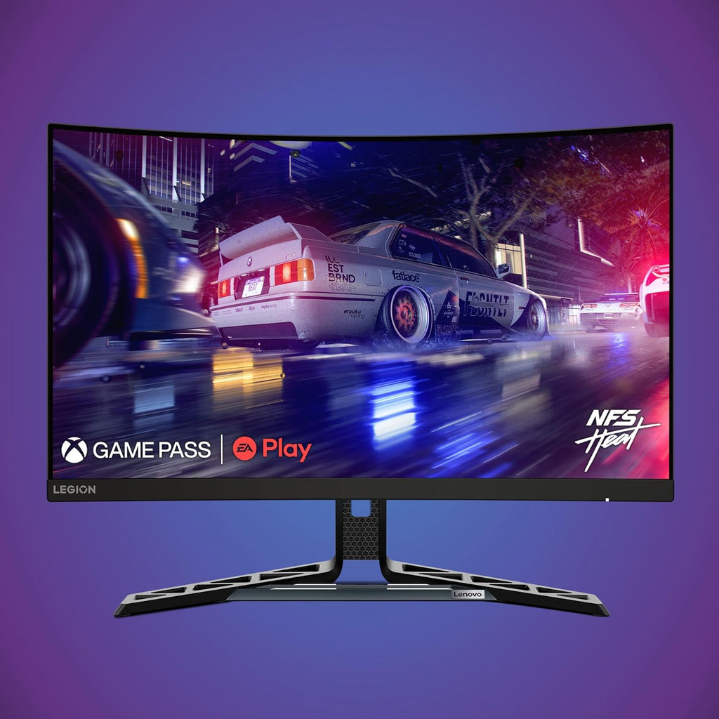 Lenovo Legion R27fc-30 Gaming Monitor, 27" FHD Curved, 280Hz, 0.5ms MPRT, AMD FreeSync, VESA Adaptive Sync, Lift/Tilt/Pivot/Swivel Stand, HDMI 2.1 and DisplayPort 1.4, 350 nits, Raven Black