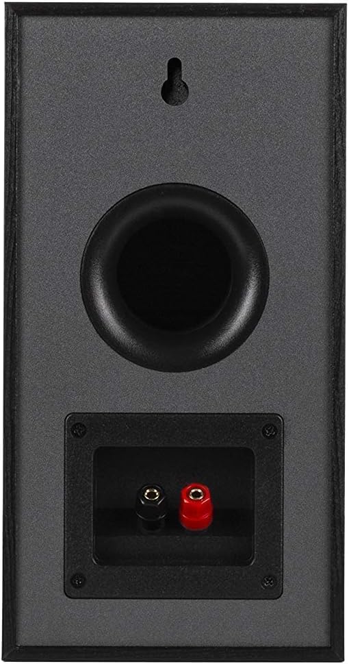Klipsch Home Theater Speaker Bundle: 2 Pairs R-41M Bookshelf Speakers + R-52C Center Channel Speaker (Black)