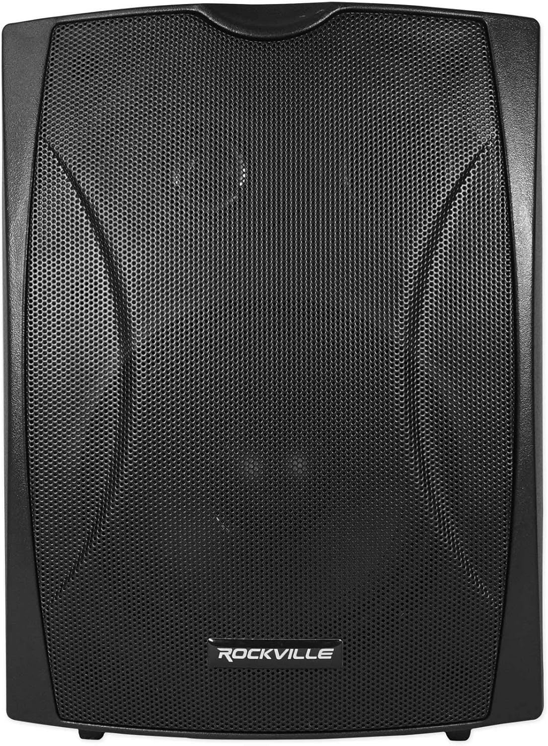 Rockville Commercial Audio Bundle: (6) WET-6B 70V 6.5" Black IP55 Outdoor Wall Speakers, RCS180-6 180W 6-Zone Amplifier with Bluetooth for Restaurant/Office/Cafe/Bar, 7-Items