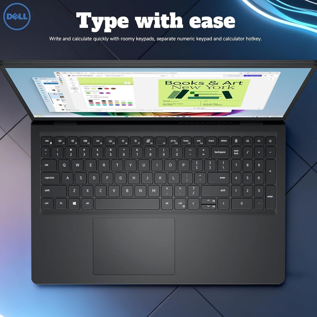 Dell 15 Touchscreen Laptop DC15250, 15.6-inch FHD Anti-Glare Display, Intel Core i7-1355U Processor, 16 GB RAM, 1 TB SSD, Intel UHD Graphics, Backlit Keyboard, Fingerprint Reader, Windows 11 Pro