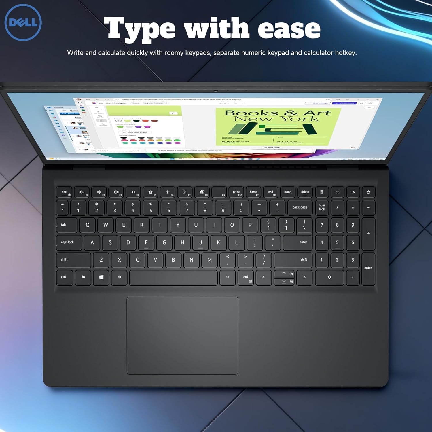 Dell 15 Touchscreen Laptop DC15250, 15.6-inch FHD Anti-Glare Display, Intel Core i7-1355U Processor, 16 GB RAM, 1 TB SSD, Intel UHD Graphics, Backlit Keyboard, Fingerprint Reader, Windows 11 Pro