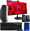 HP EliteDesk 600G4 Desktop Computer, Windows 11 Pro PC, Intel i5-8500 (3.2GHz), 16GB RAM, 500GB SSD, 5G-WiFi & BT, 22in Monitor, RGB Speakers, Webcam, Home Office (Renewed)