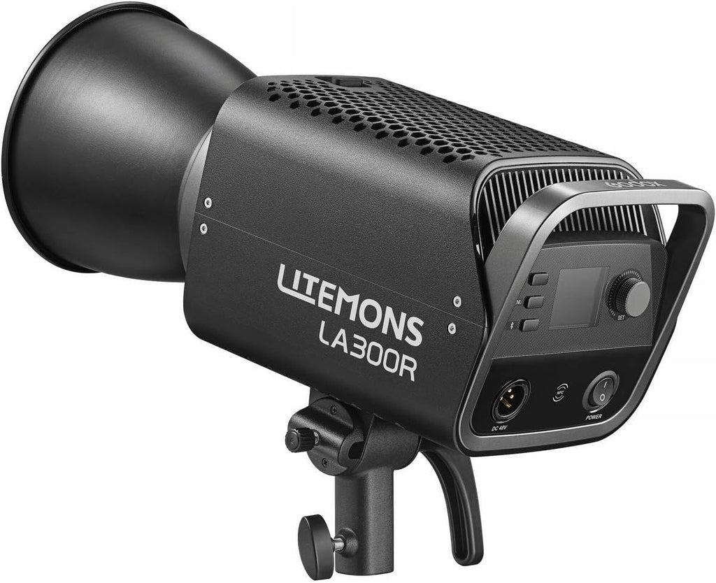 Godox Litemons LA300R RGB LED Video Light Kit Dimmable Studio Monolight Lighting for Photography and Video (Black) with Carrying Bag