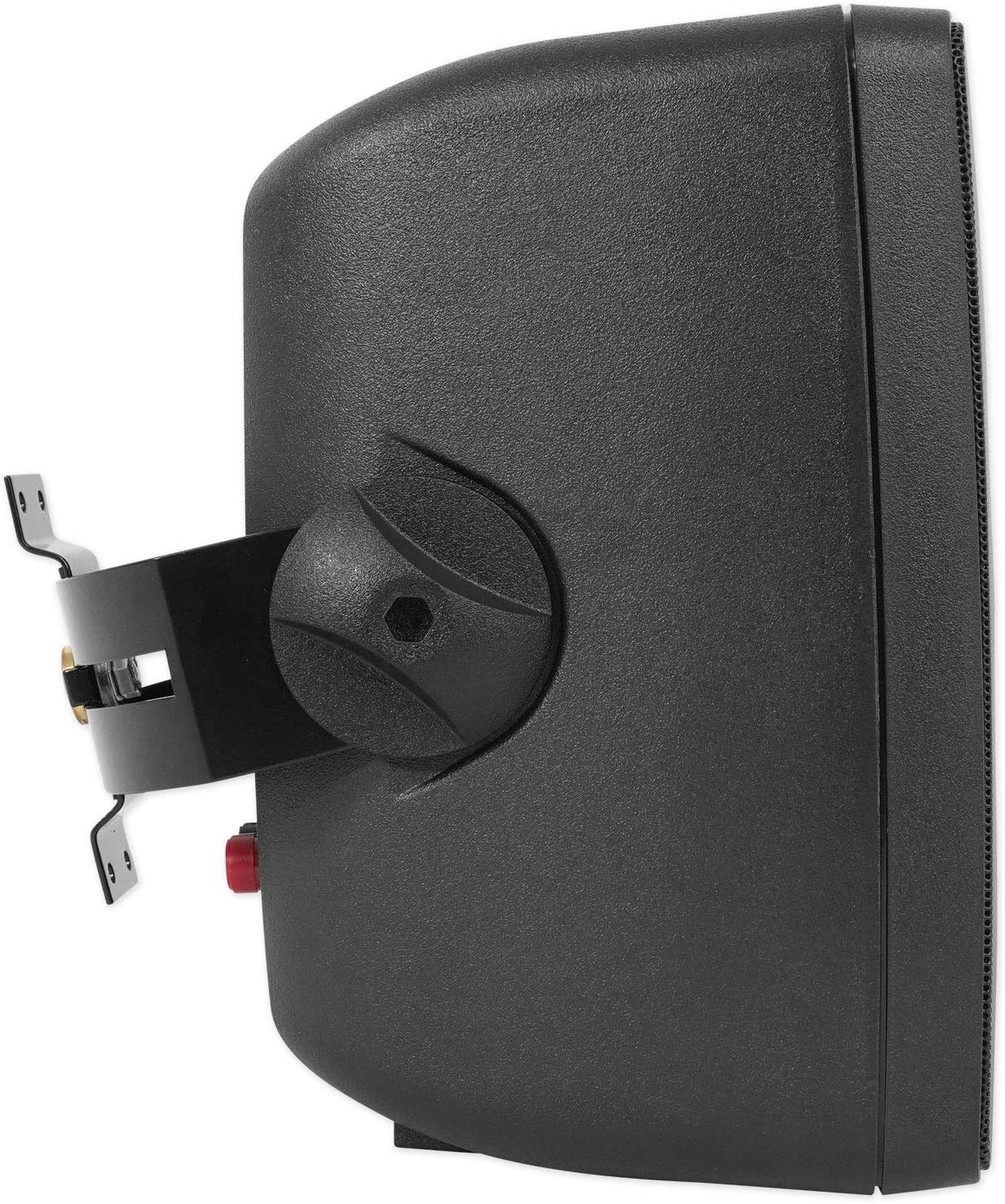 Rockville WET-7020B Black 5.25" 70V IPX55 Indoor/Outdoor Wall Speakers with 4-Way Swivel Brackets, Built-in Transformer tap Switch, Waterproof ABS & Aluminum Grill, for Multi-Room Home Audio, 4-Pairs