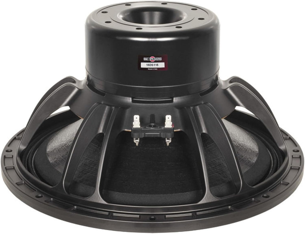 B&C Speakers 15DS115-4 LF Drivers 15-inch 4 Ohms Impedance 1600 Watts Rms 3200 Watts Max Neodymium Pro Audio Component Speaker Driver for Motorcycle Car