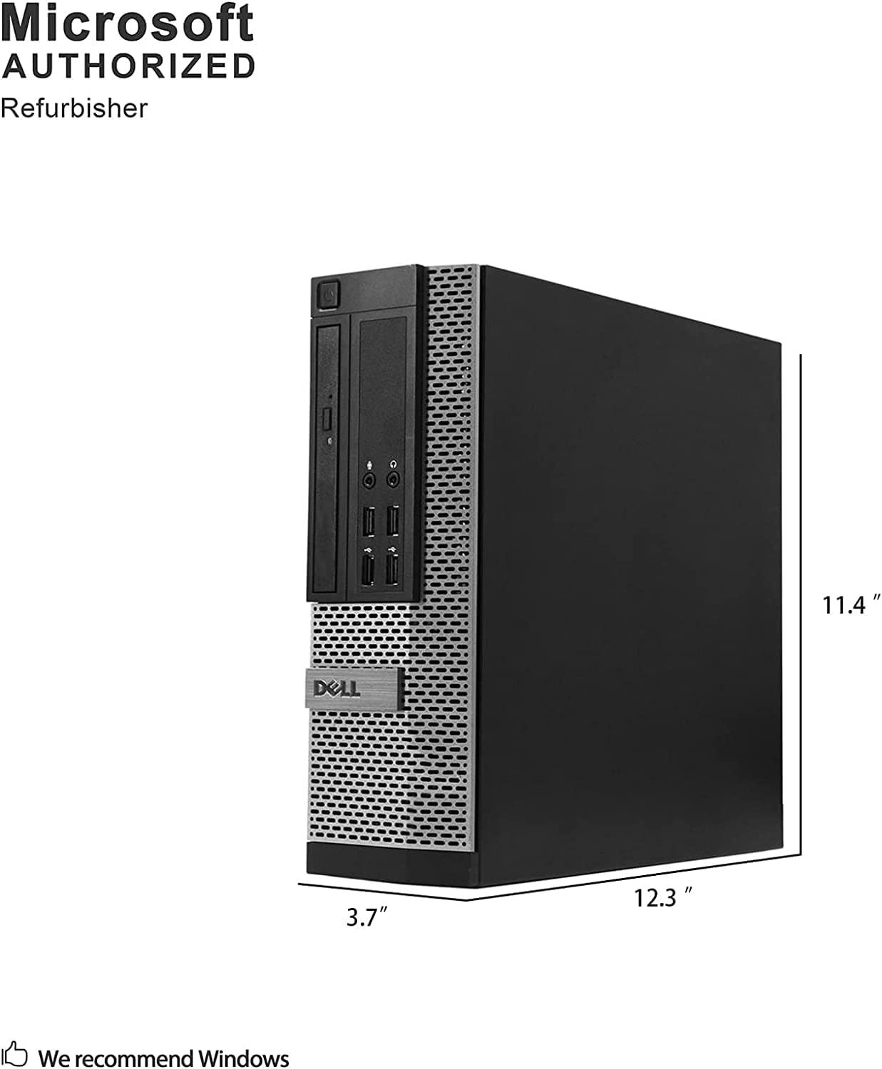 Dell Optiplex 9020 SFF High Performance Desktop Computer, Intel Core i7-4790 up to 4.0GHz, 16GB RAM, 960GB SSD, Windows 11 Pro, USB WiFi Adapter, (Renewed)
