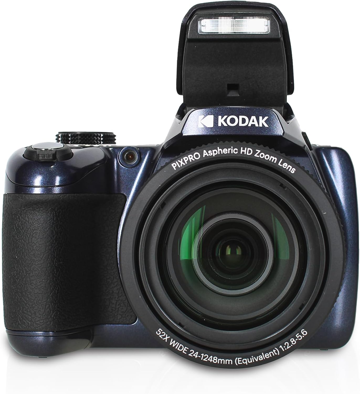 Kodak Pixpro AZ528 Digital Camera (Blue) Bundle Including: 32 GB Memory Card, Filter Kit, Card Reader, Hand Strap, Card Wallet, Hand Strap, Flexible Tripod