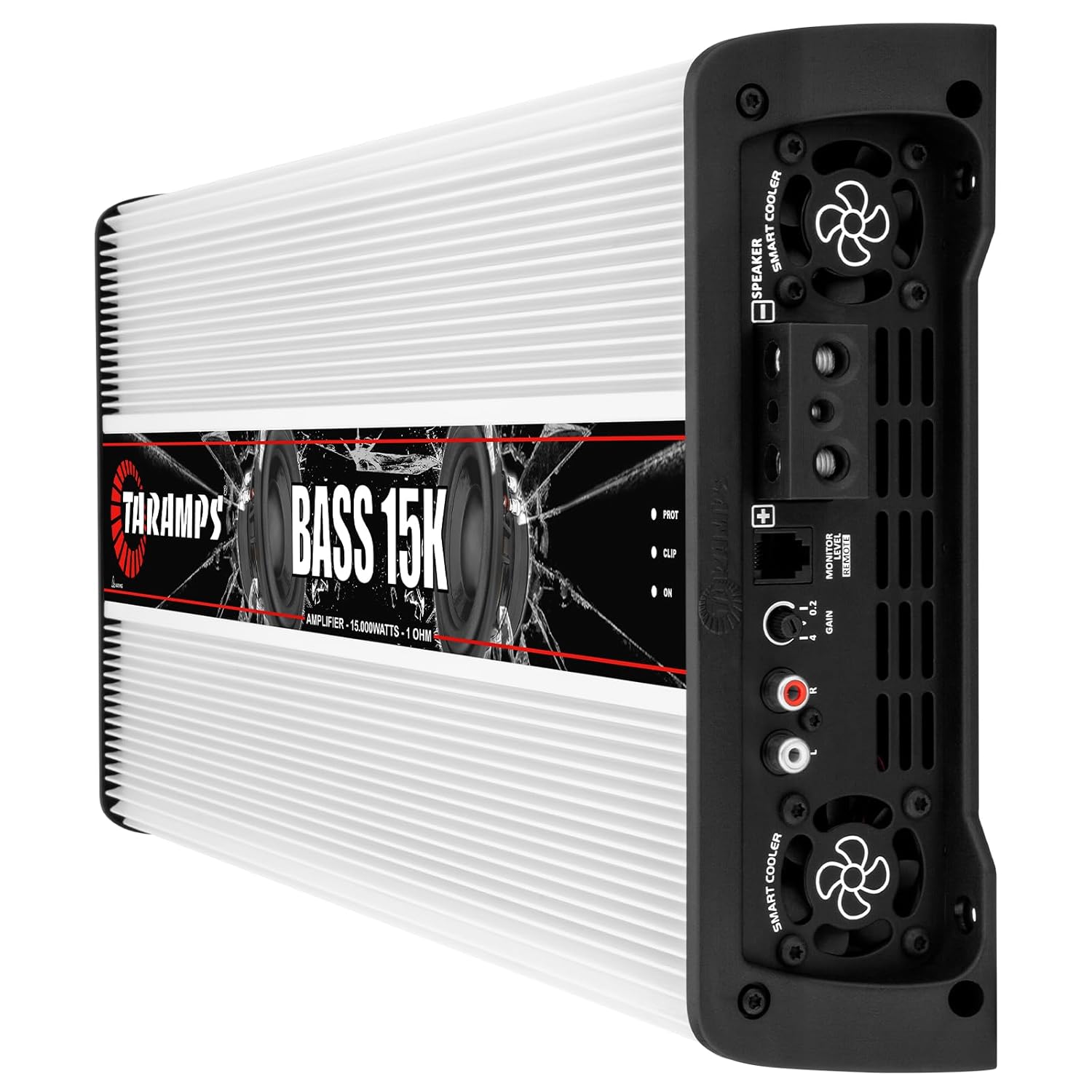 Taramps Bass 15k 1 Ohm 1 Channel 15000 Watts RMS, Mosfet Amplifier with EQ BASS, Gain Control, Class D, Monoblock Digital, Car Audio Amp, Great for Subwoofers