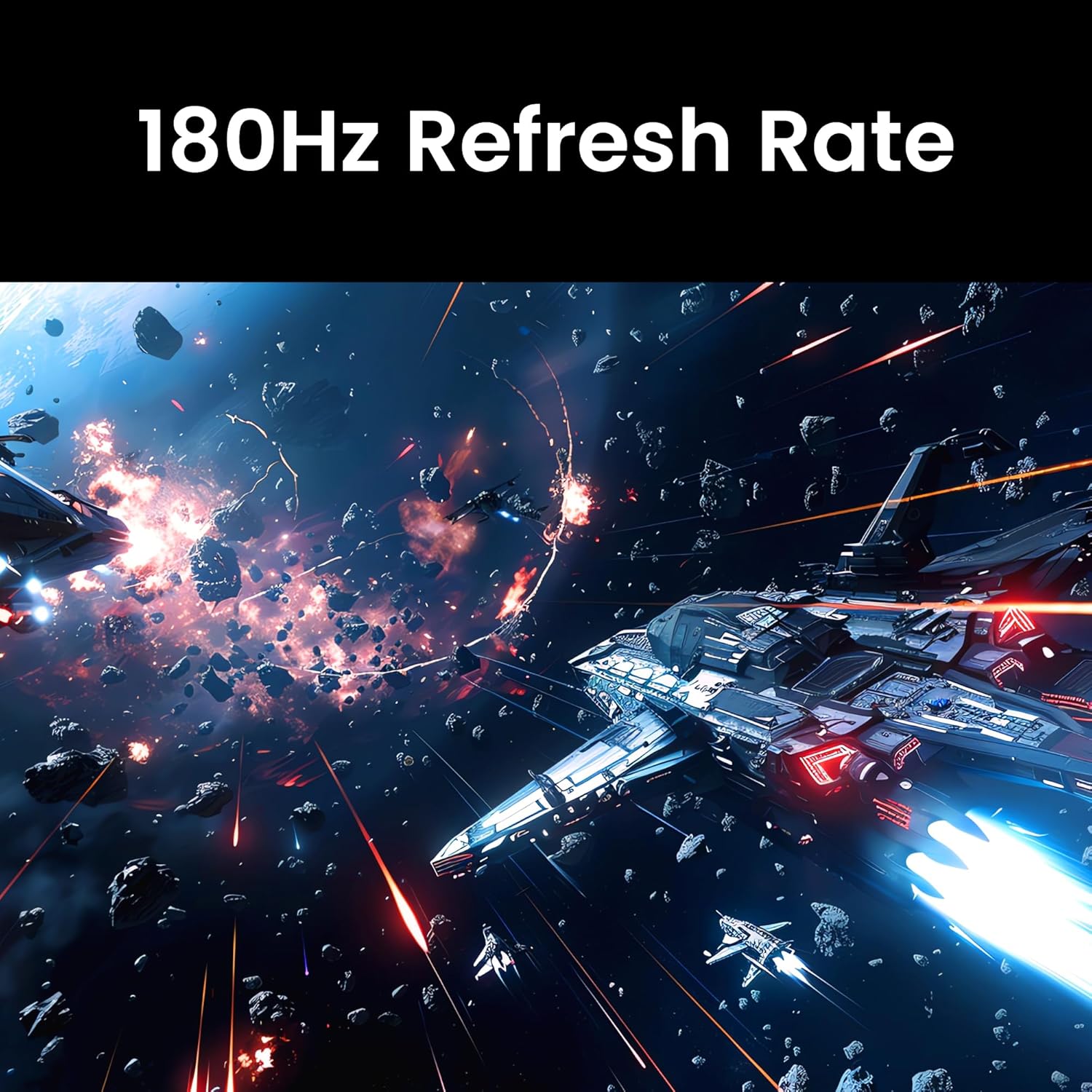BenQ MOBIUZ EX271 27” FHD 180Hz Refresh Rate 1ms GTG, AMD FreeSync DP 1.2 HDMI 2.0 USB Hub Gaming Monitor 95% P3 AMD FreeSync AI Game Color Mode Game Color Database 2.5W Built-in Speakers