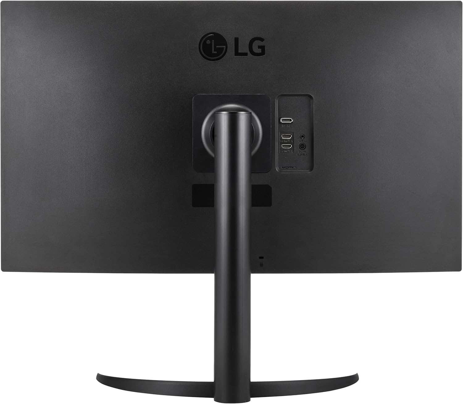 LG 32UR550K-B 32-inch Ultrafine 4K UHD (3840 x 2160) Computer Monitor, HDR10, 60Hz, HDMI, DisplayPort, Tilt/Height/Pivot Adjustable Stand, Black