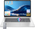 HP 17.3-inch Business Laptop 2026, Intel 10-Core i5-1334U, 12GB RAM, 512GB SSD, 17.3" FHD Anti-Glare Display, Backlit Keyboard, Fingerprint Reader, Wi-Fi 6, Windows 11 Pro, Business & Student Notebook