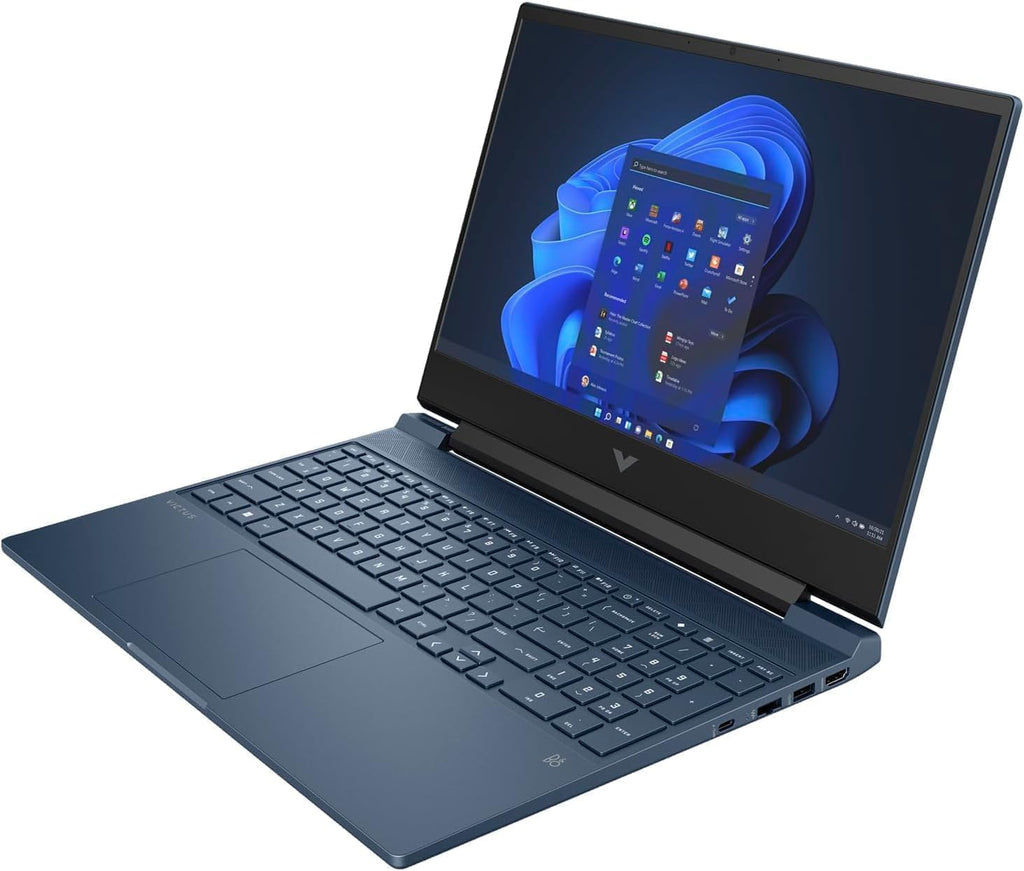 HP Victus 15 Gaming Laptop 15.6” FHD IPS Anti-Glare 144Hz Intel 8-core i5-12450H (Beat i7-11800H) 16GB RAM 512GB SSD GeForce RTX 3050 Backlit B&O Fast Charging Win11 Blue w/ICP Accessory