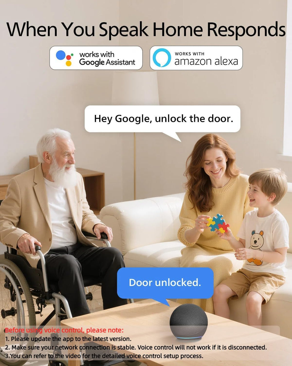 Philips Wi-Fi Door Lock, WiFi Smart Lock Keyless Entry Deadbolt for Front Door, Compatible with Alexa & Google Assistant, Remote Control, Built-in WiFi, APP Fingerprint Passcode Unlock, Auto Locking