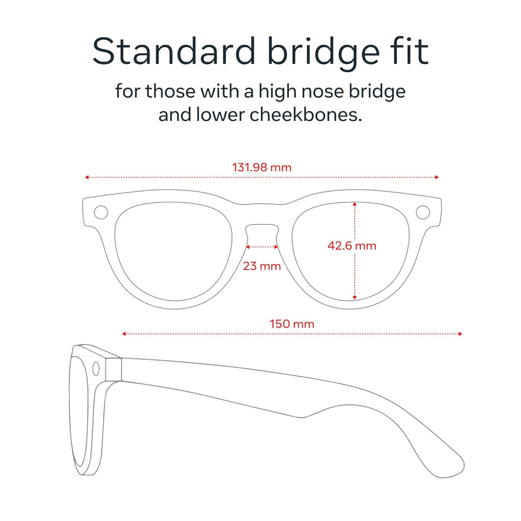 Ray-Ban Meta (Gen 2), Headliner, Shiny Black | Smart AI Glasses for Men, Women — 2x Battery Life — 3K Ultra HD Resolution — 12 MP Ultra-Wide Camera, Audio, Video — Transitions® Sapphire Lenses