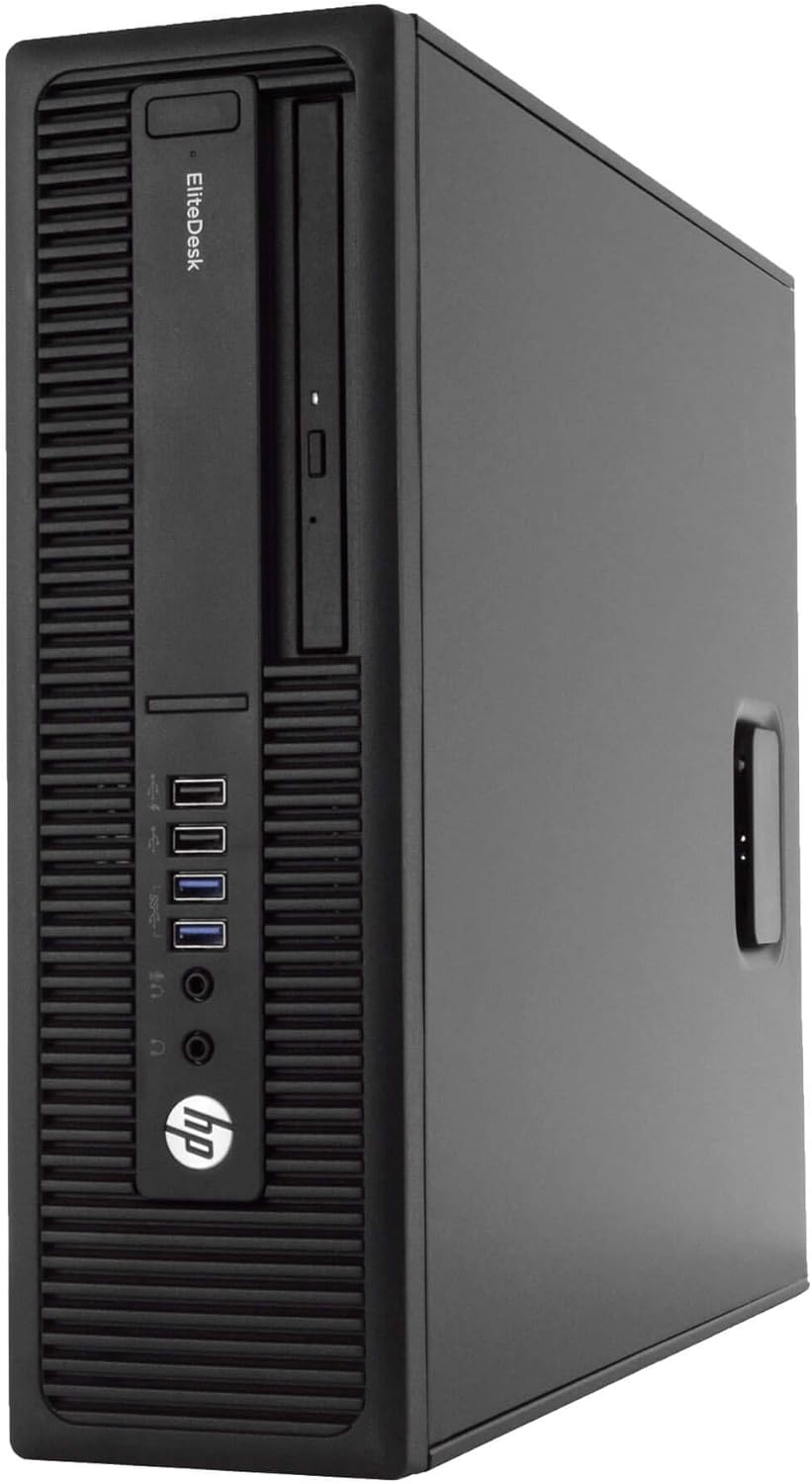 HP EliteDesk 800 G2 Business Desktop, Intel Core i7 6700 3.4Ghz, 32GB DDR4 RAM, 1TB SSD Solid State Drive, Windows 11 Pro (Renewed)
