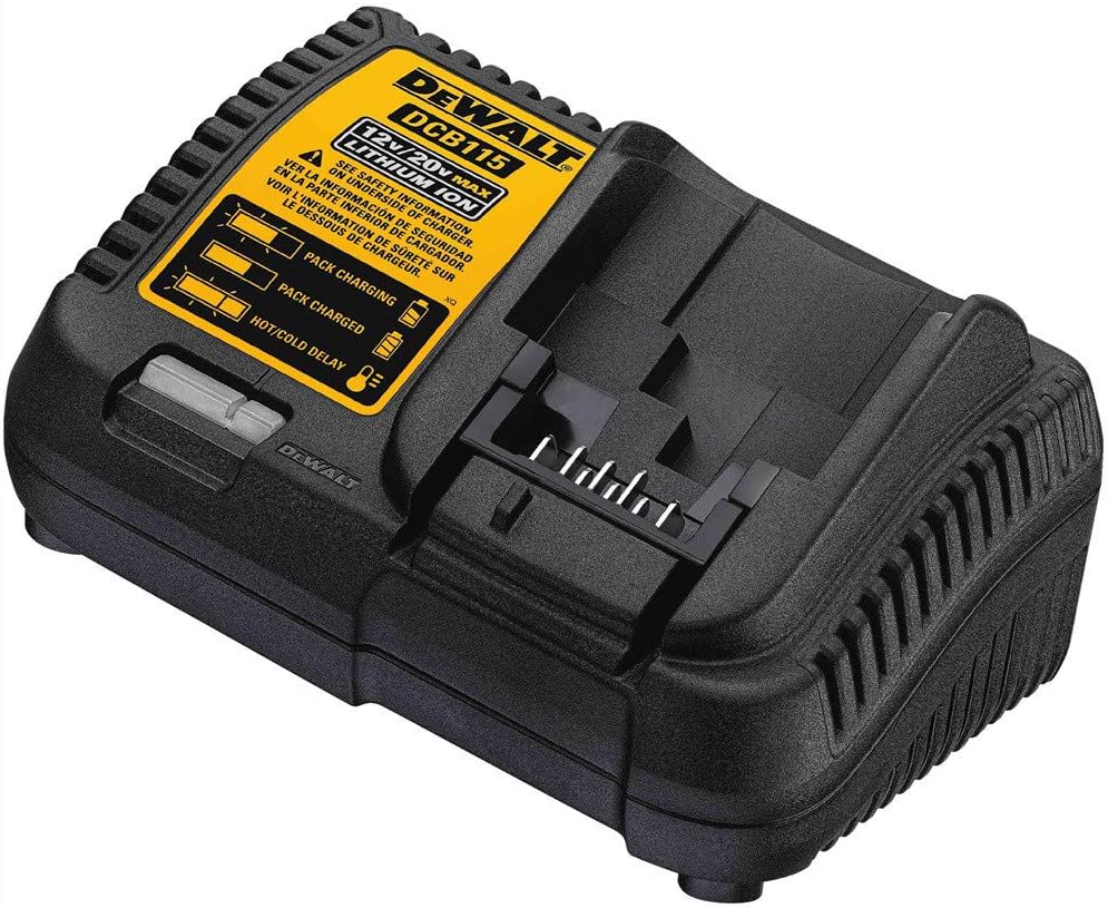 DEWALT 20V MAX Battery Charging Kit, Includes Charger and 2 Batteries, 5Ah, Includes Small Storage Bag (DCB205-2CK)