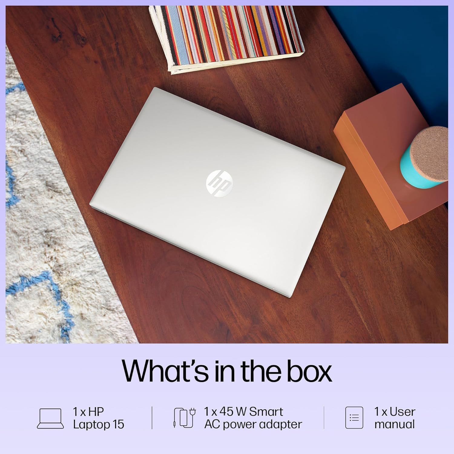 HP Pavilion 15.6 Laptop Computer for Daily Work & Student Home Study, Lifetime Office 365, Intel N100, 8GB RAM, 256GB SSD, Fast Charging, Long Battery Life, Windows 11 Home