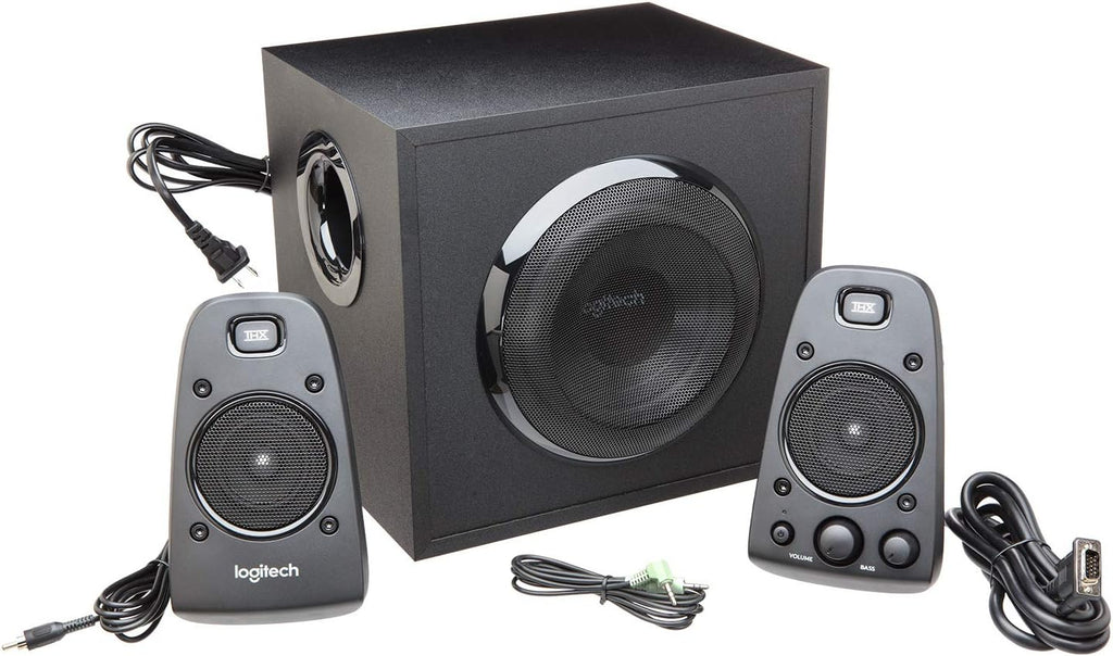 Logitech Z623 400 Watt Home Speaker System, 2.1 Speaker System - Black