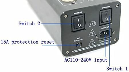 3000W 15A 100-240V AC8.8 Advanced Audio Power Purifier Filter AC Power Socket Video Noise Eliminator/Line Conditioner/Whole Entertainment System Protection