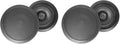 Rockville HC85 8-in 700-Watt in-Ceiling Home Theater Speakers 8-Ohm Black, Polypropylene Cone, Mylar Dome Tweeter, Paintable Grills, 4-Piece