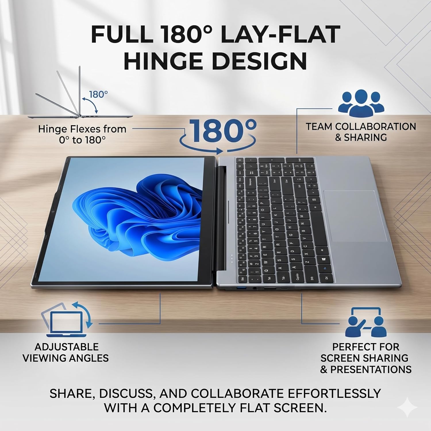 Laptop Computer 15.6 inch, Compatible with Windows 11, Core CPU(Beats Pentium, Celeron), Up to 3.4GHz, 4GB RAM, 128GB SSD, Up to 2TB, 15.6" FHD IPS 1920x1080, for Students, Business
