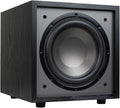 Dayton Audio Classic CS1000 – 10" 180W Powered Subwoofer with Class-D Amplifier, Deep Bass and Clean Design for Home Theater & Music – Black