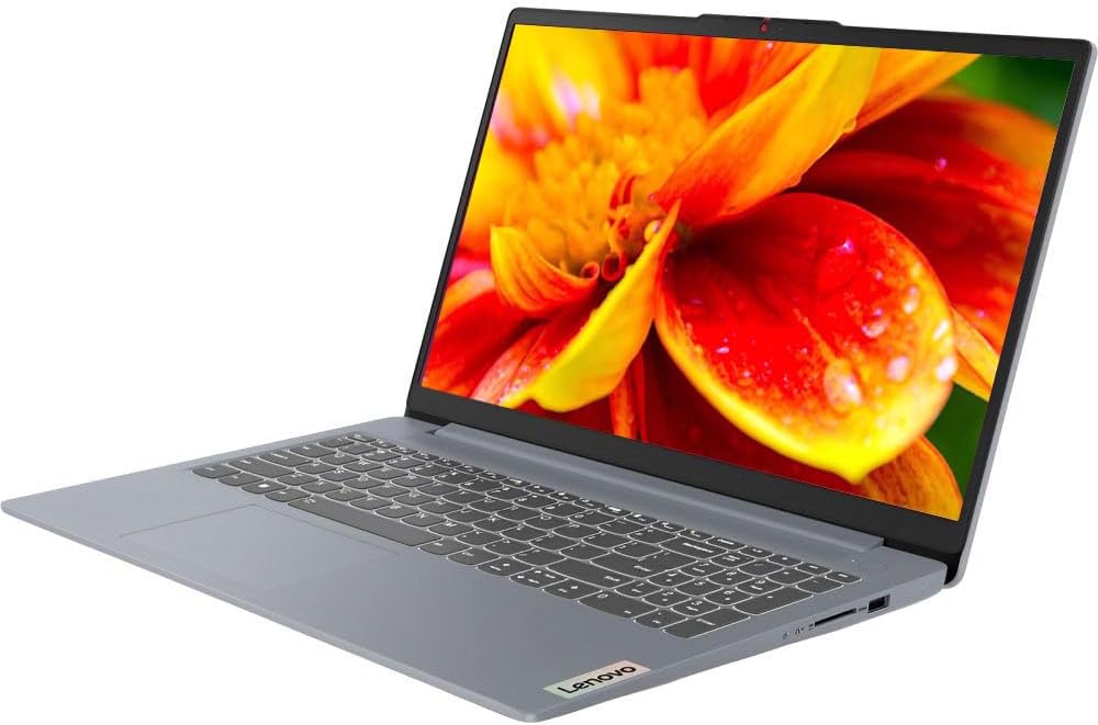 Lenovo IdeaPad Slim 3 15.6" Full HD Touchscreen Laptop – AMD Ryzen 7 5825U, 16GB Memory, 512GB SSD, Arctic Grey